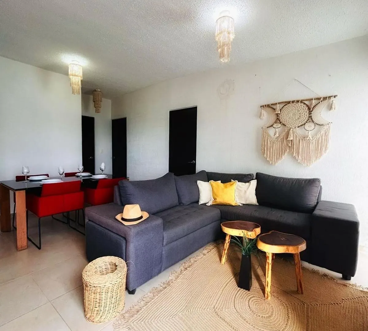 Apartamento Frente Alberca Estilo Tulum Playa del Carmen